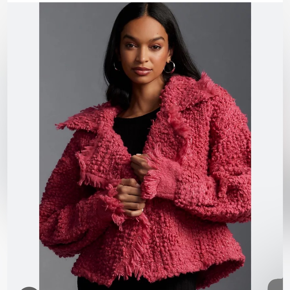 Anthropologie Cozy textured Jacket One size